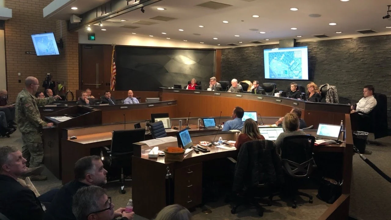 Chico City Council briefing during Camp Fire recovery